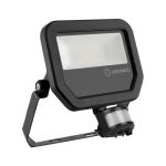 Ledvance LED Floodlight Sensor GEN 3 Black 20W 2200lm 100D - 830 Warm White | IP65 - Motion and Light Sensor - Symmetrical