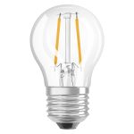 Ledvance Classic LED E27 Pear Filament Clear 4.8W 470lm - 827 Extra Warm White | Dimmable - Replaces 40W