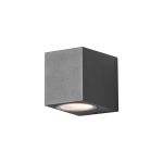D'Lite LED Wall Light Vrebos Aluminium Black | Suitable For 1x GU10