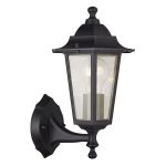 D'Lite Wall Light Helora Black | IP44 - Suitable for 1x E27