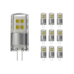 Multipack 10x Noxion Bolt LED Capsule G4 2W 200lm - 827 Extra Warm White | Dimmable - Replaces 20W