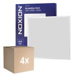 Multipack 4x Noxion LED Panel Ecowhite V4.0 28W 3200lm - 830 Warm White | 60x60cm - Philips driver