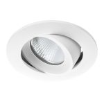 Noxion LED Spot Hydro Tiltable Fireproof White 6W 400lm 36D - 927 Extra Warm White | Cutout 83mm - IP65 - Best Colour Rendering - Dimmable