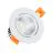 LED Downlight Round Tiltable 7W 560lm 60D - 830 Warm White | Cutout 70mm - UGR 