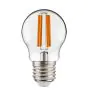 Noxion Lucent Lustre LED E27 Ball Filament Clear 4.5W 470lm - 827 Extra Warm White | Dimmable - Replaces 40W