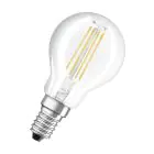 Osram Classic LED E14 Ball Filament Clear 4.8W 470lm - 840 Cool White | Dimmable - Replaces 40W