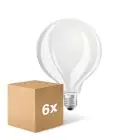 Multipack 6x Ledvance LED Classic E27 Globe Frosted 11W 1521lm - 827 Extra Warm White | Dimmable - Replaces 100W