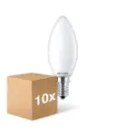 Multipack 10x Philips Corepro LED Candle E14 Frosted 6.5W 806lm - 827 Extra Warm White | Replaces 60W