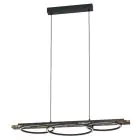Eglo Pendant Boyal Wood Black, Rusty 40.5W 3600lm - 830 Warm White | Dimmable